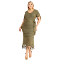 Ashlety Stewart fringe dress