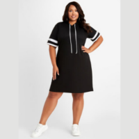 plus size drawstring dress