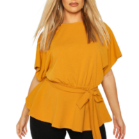 plus size peplum top