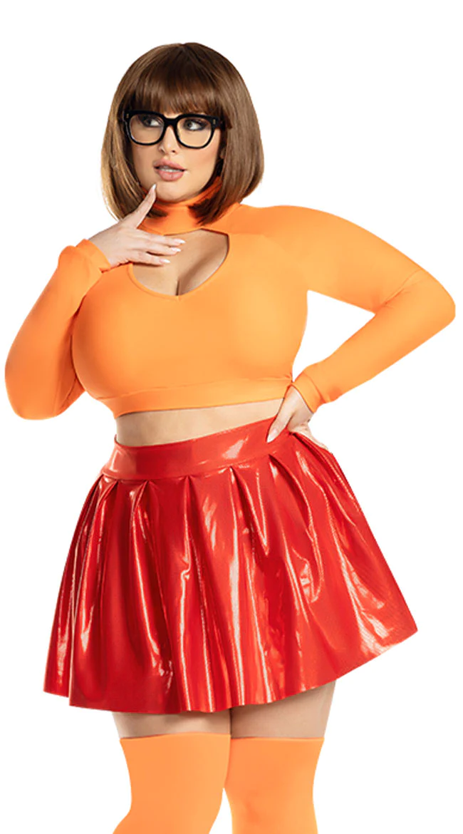 Plus Size Brainy Babe Costume 2